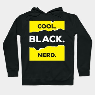 Cool Black Nerd Hoodie